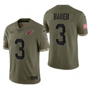 Budda Baker Arizona Cardinals Nike Olive Jersey