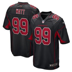 J.J. Watt Arizona Cardinals Nike Black Old Version Jersey