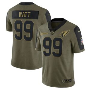 J.J. Watt Arizona Cardinals Nike Olive Old Version Jersey