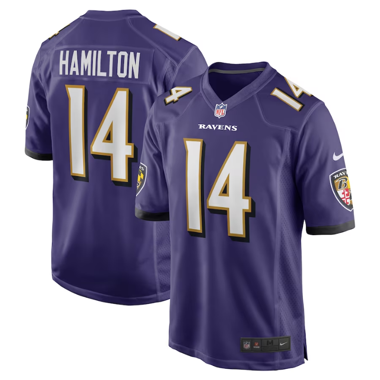 Kyle Hamilton Jersey Baltimore Ravens Nike Game Purple Vapor Kyle Hamilton Jersey Baltimore Ravens Nike Game Purple Vapor