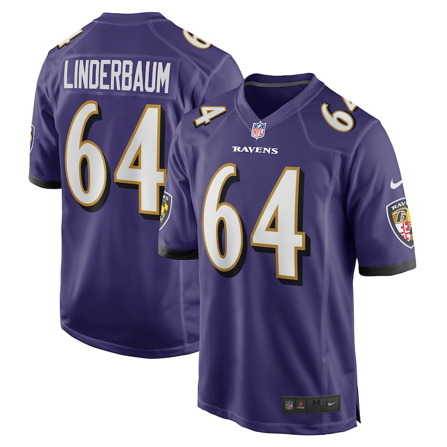 Tyler Linderbaum Jersey Baltimore Ravens Nike Purple Tyler Linderbaum Jersey Baltimore Ravens Nike Purple