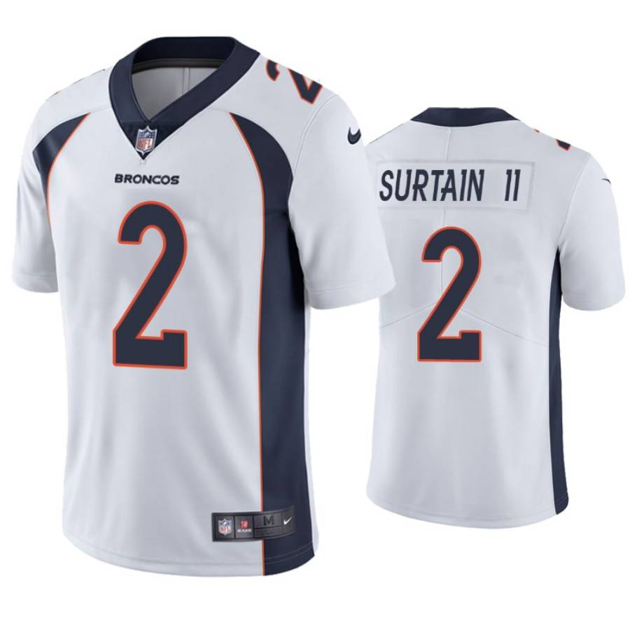 Patrick Surtain Jersey Denver Broncos Nike Game White Patrick Surtain Jersey Denver Broncos 1